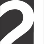 21logo w border